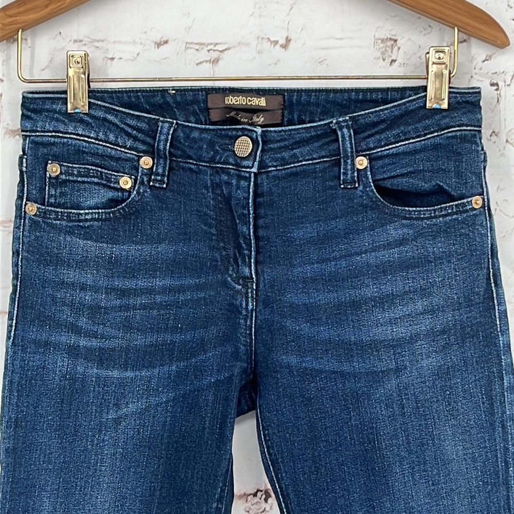 ✨VINTAGE✨Roberto Cavalli Straight Leg Jeans, Size 6 (42)